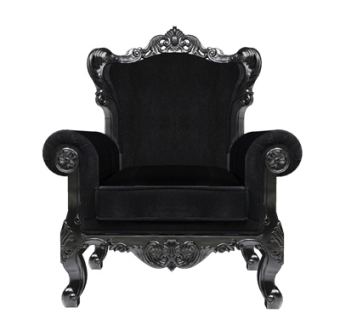 欧式实木单人沙发su模型