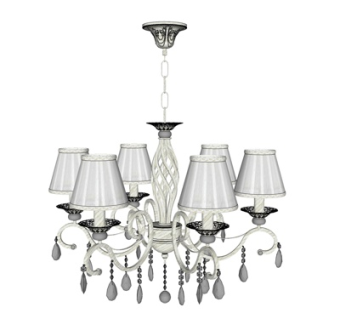 欧式水晶吊灯su模型