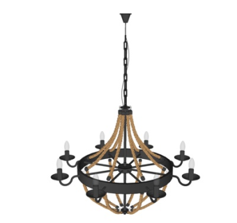 工业风金属吊灯su模型