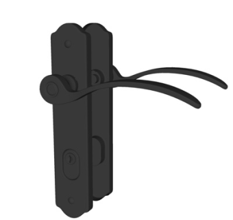 现代门把手组合su模型