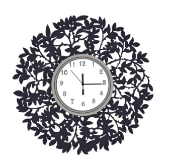 现代装饰挂钟su模型