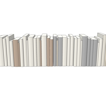 现代书籍su模型