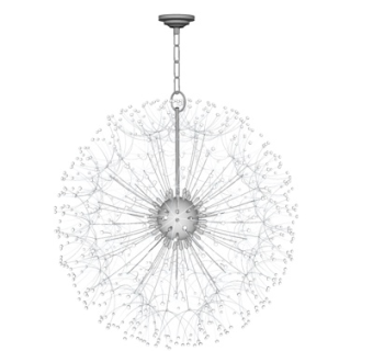 现代水晶吊灯su模型