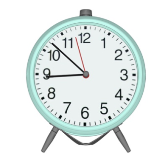 现代金属闹钟su模型