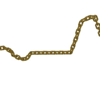 工业风金属铁链su模型