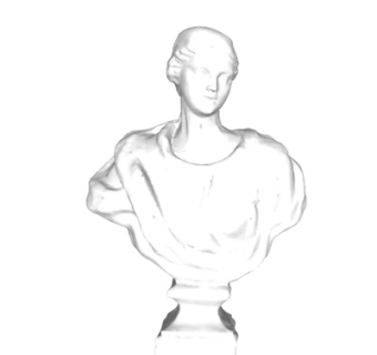 现代人物雕塑摆件su模型