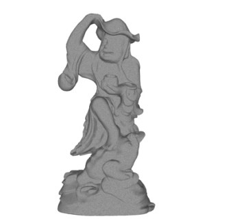 现代人物雕塑小品su模型