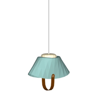 北欧金属吊灯su模型