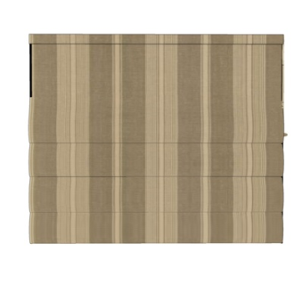 现代布艺窗帘su模型