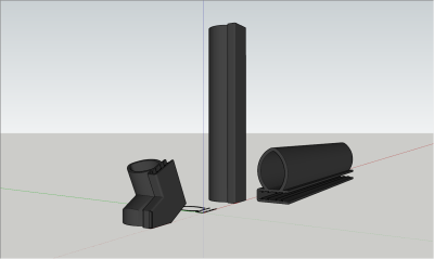 侧泡泡橡胶条sketchup模型下载