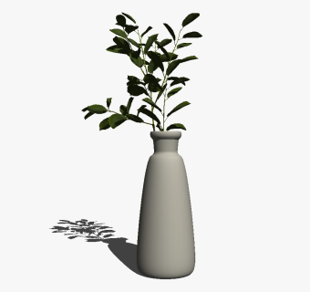 精品装饰花艺花瓶 绿植盆栽su模型