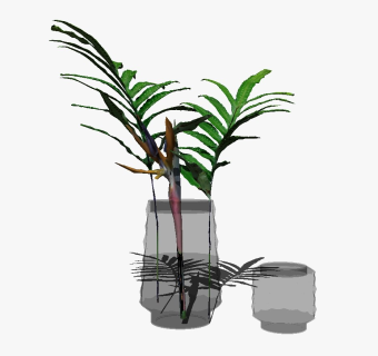 精品装饰花艺花瓶 绿植盆栽su模型
