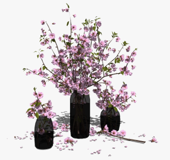 精品装饰花艺花瓶 绿植盆栽su模型