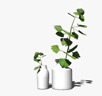 精品装饰花艺花瓶 绿植盆栽su模型