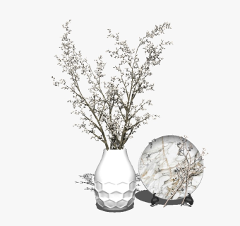 精品装饰花艺花瓶 绿植盆栽su模型