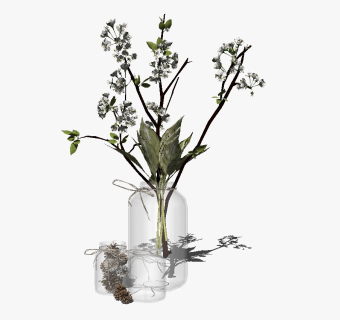 精品装饰花艺花瓶 绿植盆栽su模型