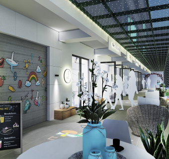 现代风格街道步行街商铺改造设计