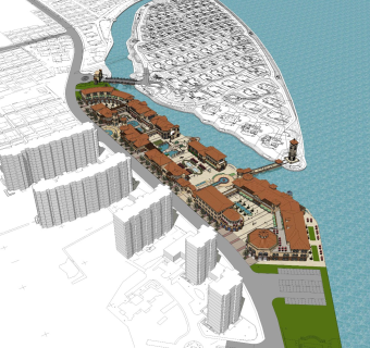 西班牙风格高邮商业街