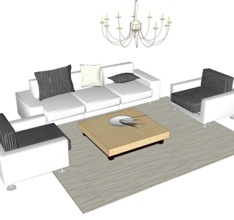 沙发茶几组合合集