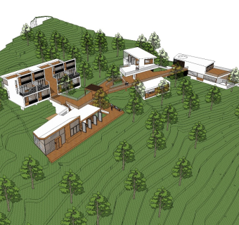 现代风格风景区民宿