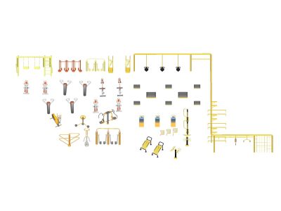 现代精品健身器材活动器械户外康体健身器械组合小区健身器公园学校活动器械老年健身儿童游乐设施牵引器双杠