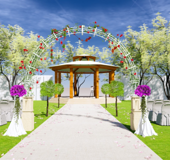 婚礼花架拱门