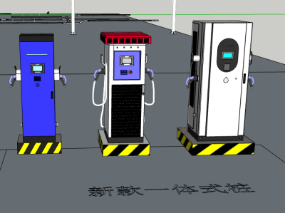 充电站建设元素