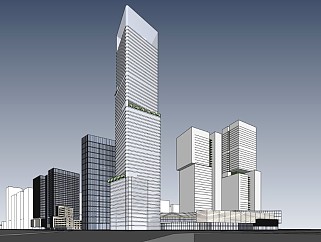 城市CBD 商业综合体 超高层塔楼