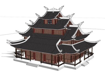 宗教建筑 古典建筑 财神庙