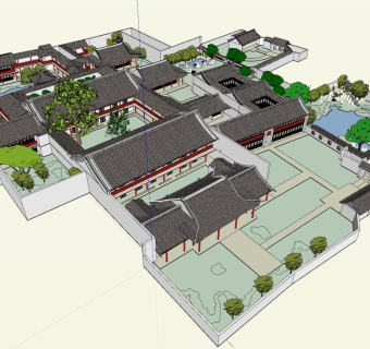 古典园林 扬州何园 寄啸山庄