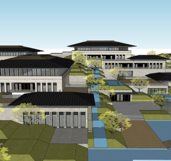 汉唐风度假酒店 大气休闲会所