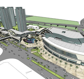 现代商业 街区式商业 MALL 住宅小区