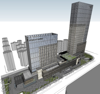 奢华酒店 高层酒店 现代高层