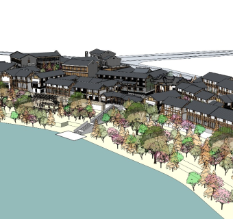 商业街区 民国风商业街