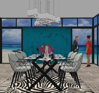 奢华景观餐厅 轻装饰