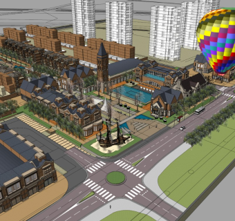 欧陆风商业小镇 高端社区