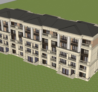 简约欧陆风新古典多层住宅