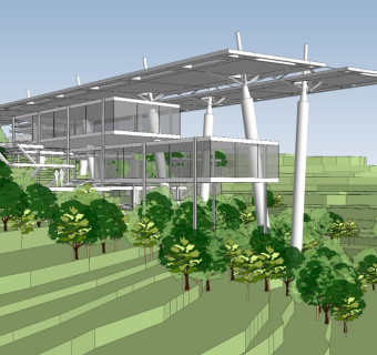 高技派山地度假酒店 创意民宿