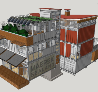 集装箱生态节能住宅
