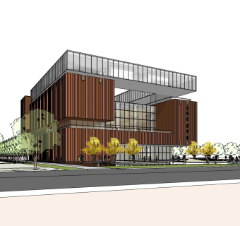 图书馆档案馆 综合行政中心 高层办公楼