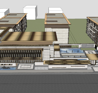 国宾馆 高奢中式会所 新中式接待中心酒店 新中式会务中心