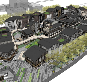 新中式商业街 轻奢商业街区 成都太古里风格