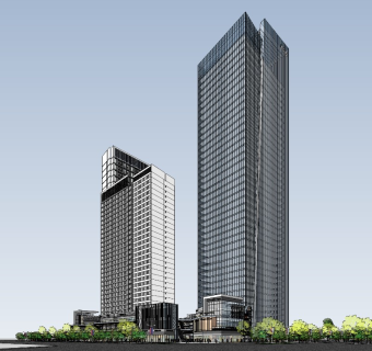 城市商业综合体 超高层办公楼 高层公寓酒店 街区式商业