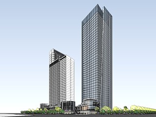 城市商业综合体 超高层办公楼 高层公寓酒店 街区式商业