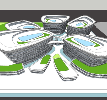 未来感办公园区 总部办公SOHO 城市CBD