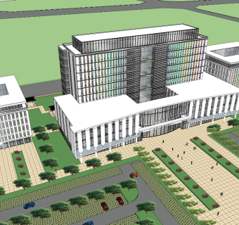 高层办公楼 总部办公楼 政务中心