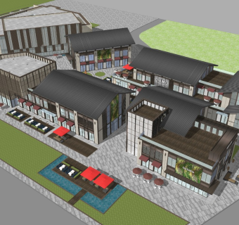 新中式商业街区 售楼处