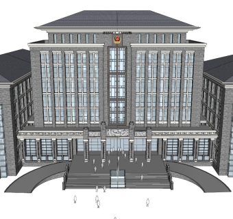 新中式政府办公大楼行政中心