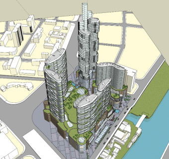 66城市商业综合体 高层办公高层公寓商业MALL