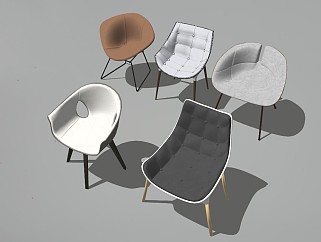 3北欧现代休闲椅餐椅椅子办公椅